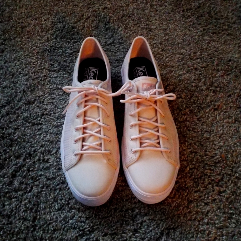 NWT Keds Triple Kick Rose Pastel Sneakers